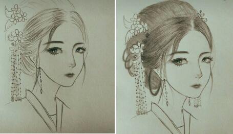 二月二，電力作家坐家“戰(zhàn)疫”新作——觀美姬素描遙寄故鄉(xiāng)九妹