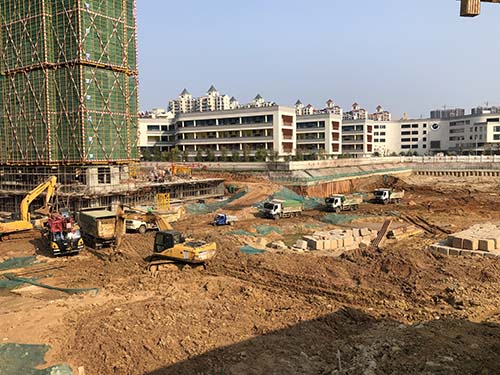 中國安能第二工程局湖畔學苑項目部“戰(zhàn)疫情，抓復工”