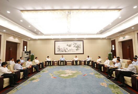 國家電網(wǎng)董事長毛偉明與浙江省委書記車俊、省長袁家軍會談