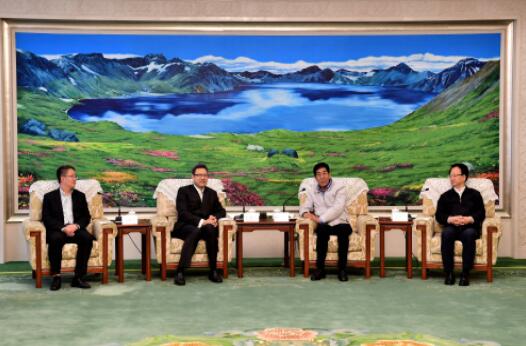 錢(qián)智民拜會(huì)吉林省委書(shū)記巴音朝魯、省長(zhǎng)景俊海并調(diào)研吉電股份
