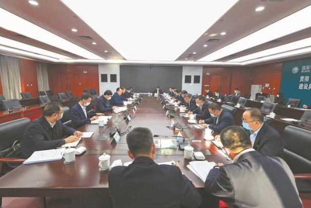 毛偉明董事長、辛保安總經(jīng)理赴國網(wǎng)新疆電力調(diào)研