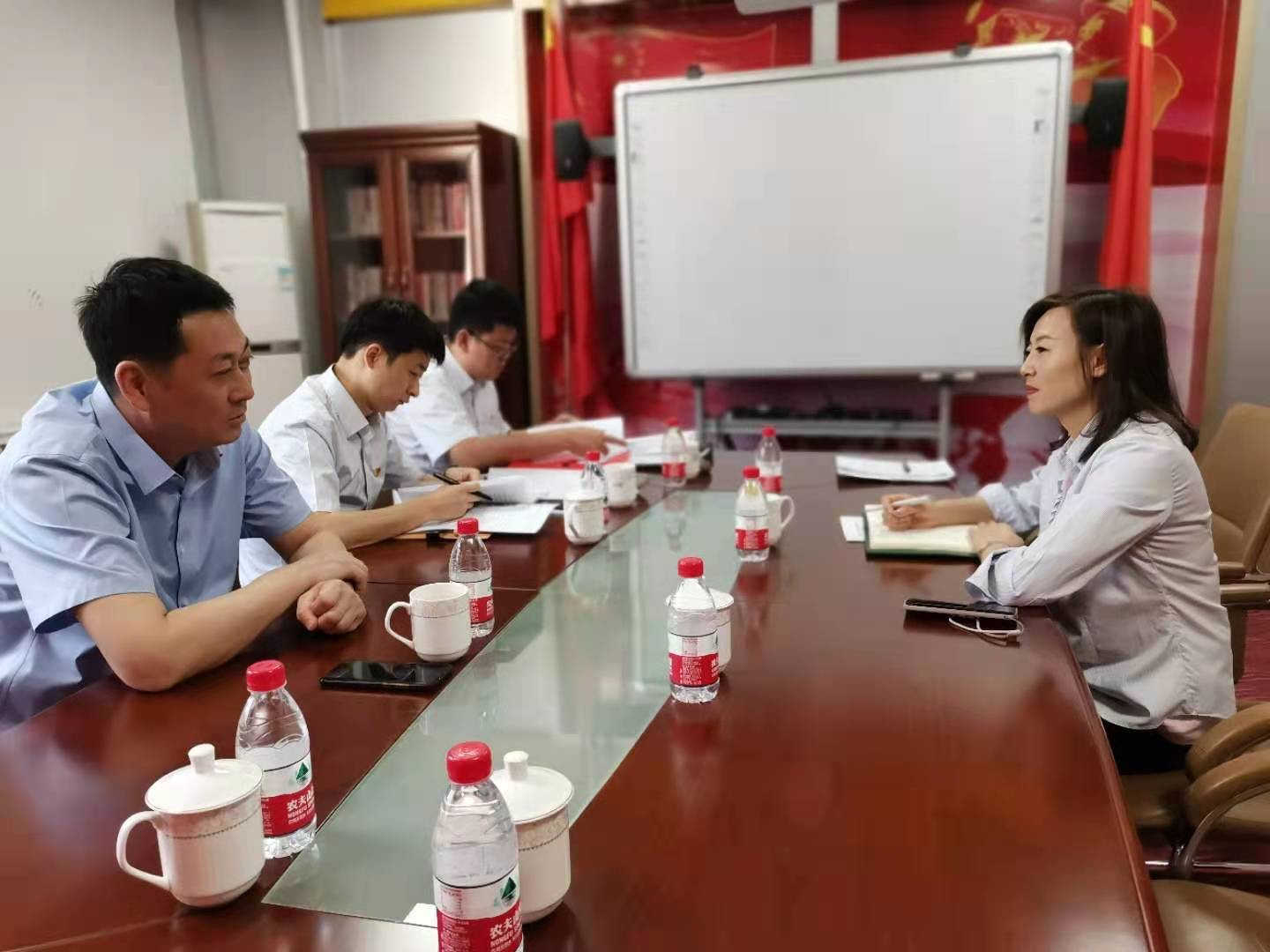 副局長王永強到烏海電業(yè)局千里山分局開展黨史學習教育督導、領學