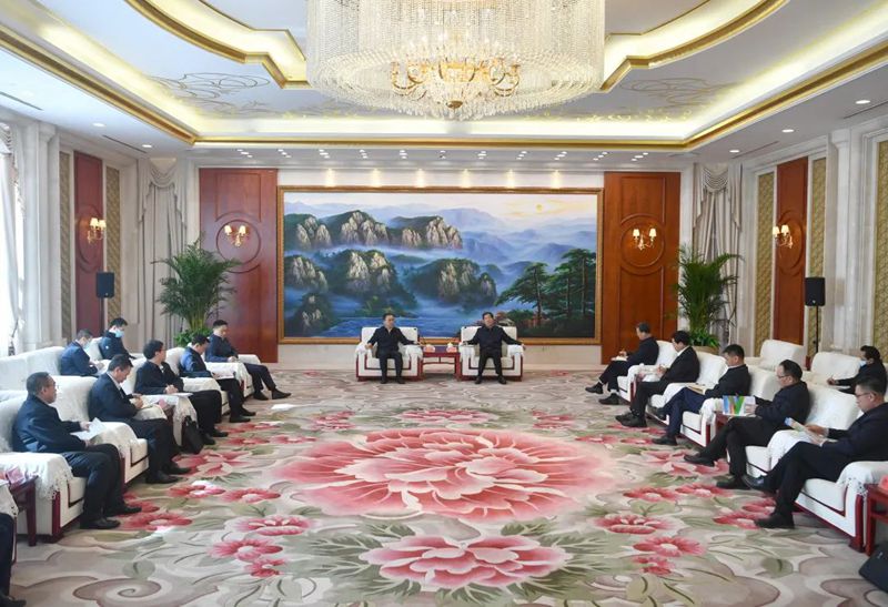 鄒磊拜會(huì)寧夏回族自治區(qū)黨委書記、人大常委會(huì)主任陳潤兒