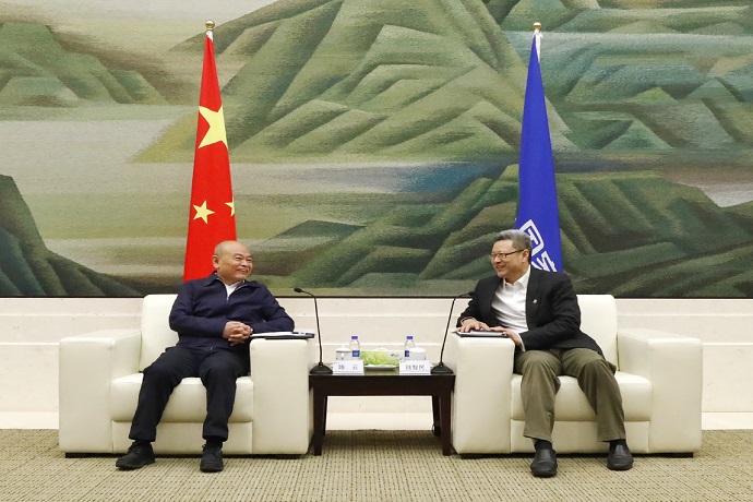 錢智民會(huì)見中國(guó)中鐵董事長(zhǎng)、黨委書記陳云