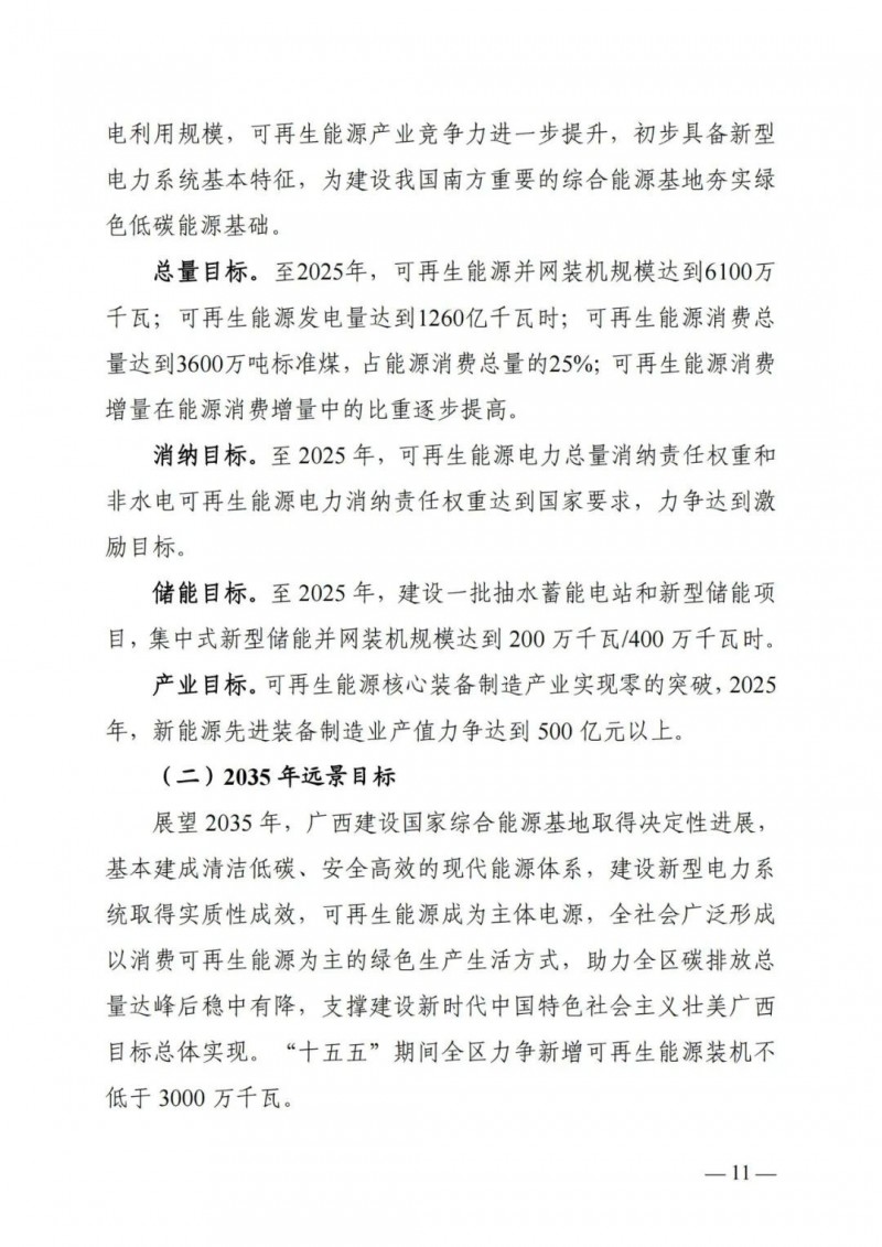 廣西“十四五”規(guī)劃：大力發(fā)展光伏發(fā)電，到2025年新增光伏裝機(jī)15GW！