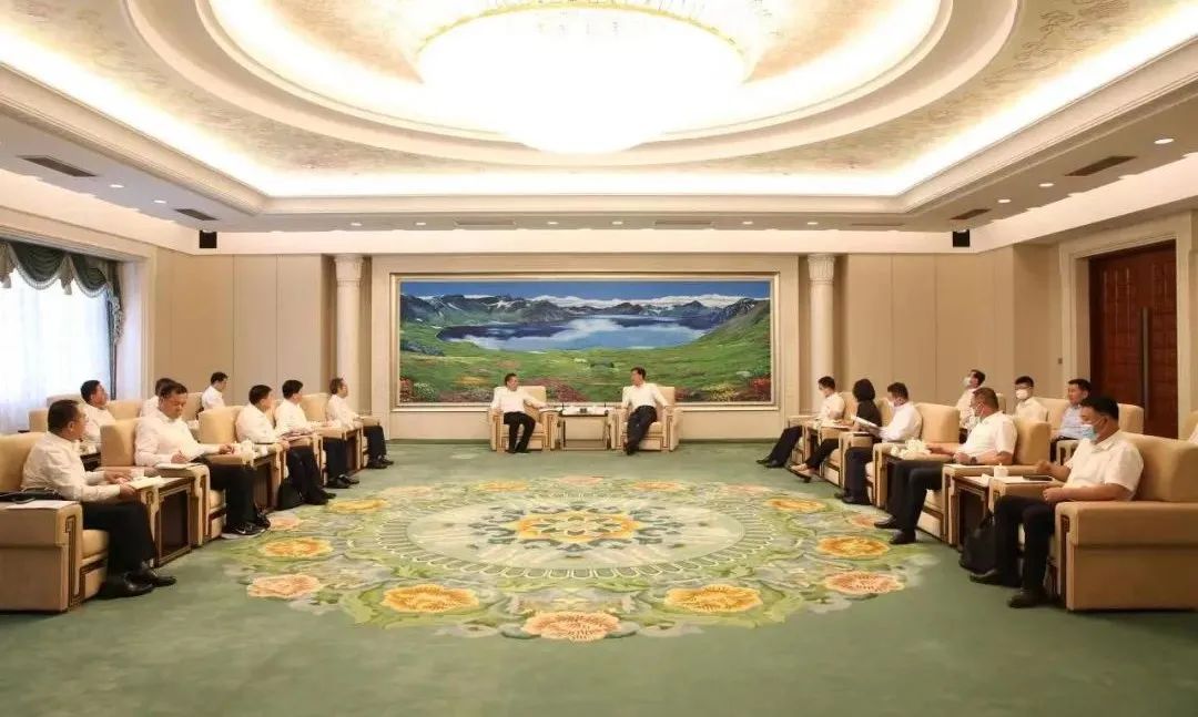 中國能建黨委書記、董事長宋海良拜會吉林省委常委、長春市委書記張志軍