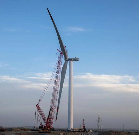 深耕大西北，H171-4MW分散式風電項目成功首吊!