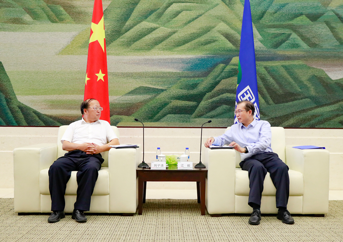 國(guó)家電投總經(jīng)理、黨組副書記江毅會(huì)見湖北省武漢市委常委、武漢經(jīng)開區(qū)工委書記劉子清