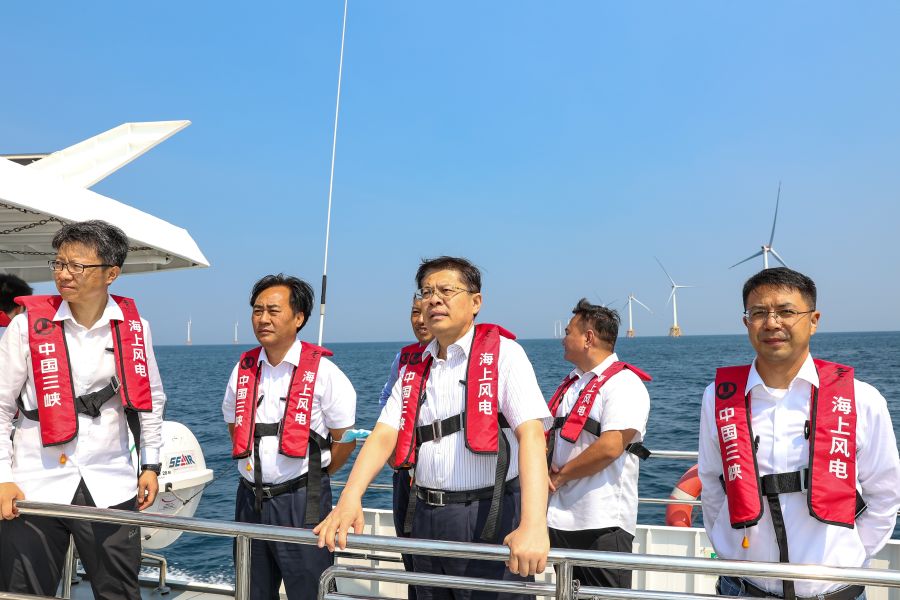 韓君赴廣東陽(yáng)江、福建福州調(diào)研三峽集團(tuán)海上風(fēng)電項(xiàng)目