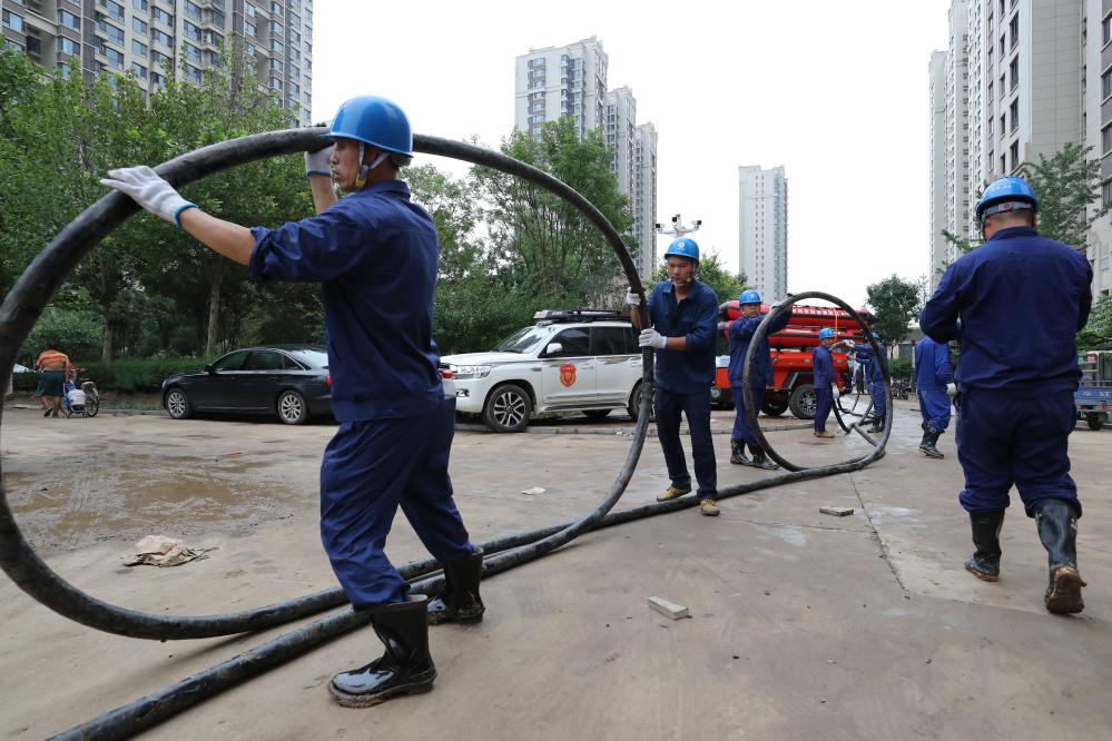 電來(lái)了，光就來(lái)了——河北涿州加快電力設(shè)施搶修見聞