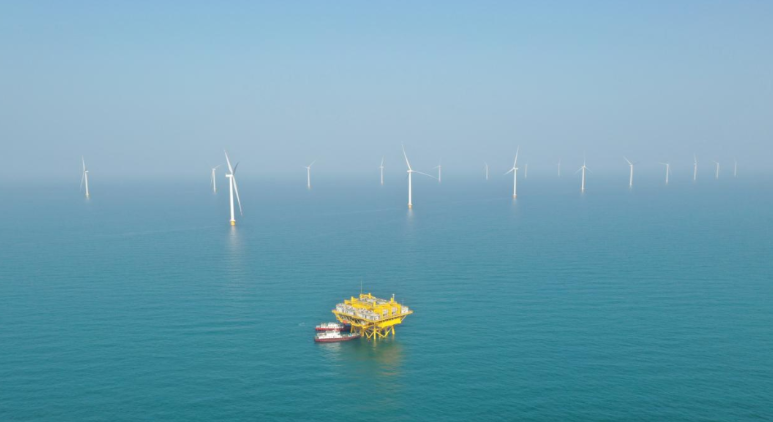 山東首個百萬千瓦級海風(fēng)基地！國家電投半島南U1一期并網(wǎng)發(fā)電