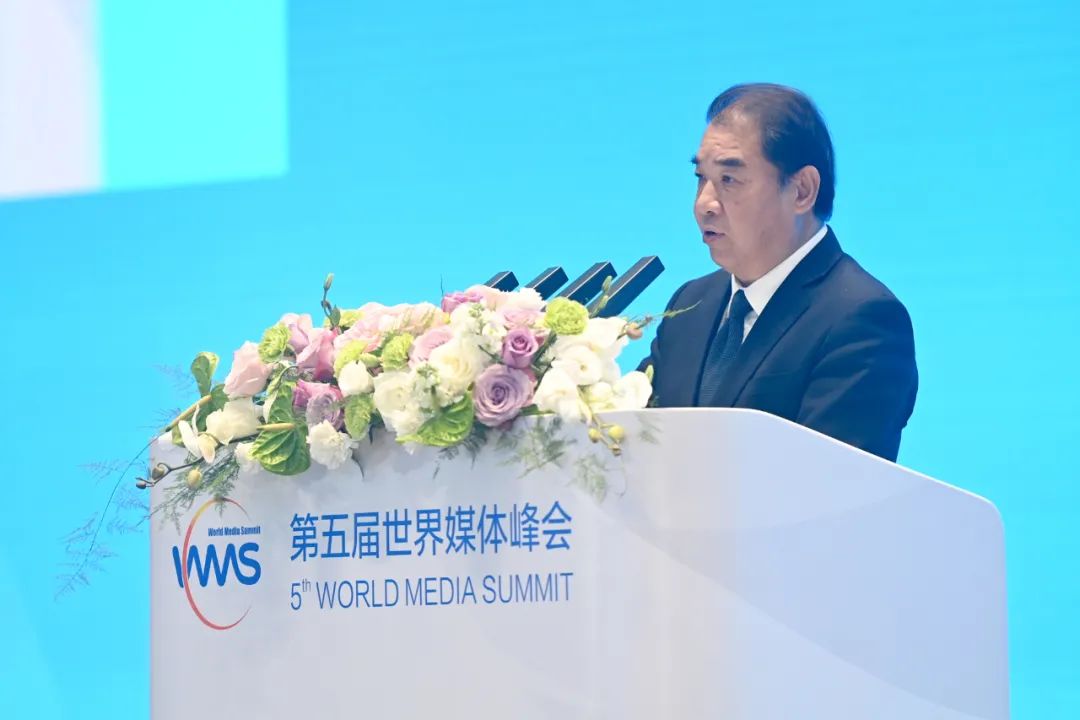 南方電網公司董事長、黨組書記孟振平在第五屆世界媒體峰會上作主旨發(fā)言