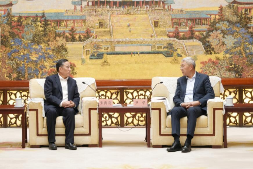宋海良拜會江西省委書記尹弘、省長葉建春并見證簽署戰(zhàn)略合作協(xié)議