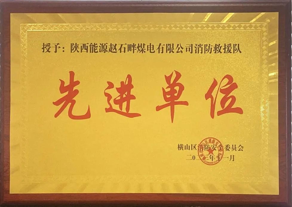 優(yōu)秀！再續(xù)輝煌！陜投集團(tuán)趙石畔煤電消防工作又獲表彰
