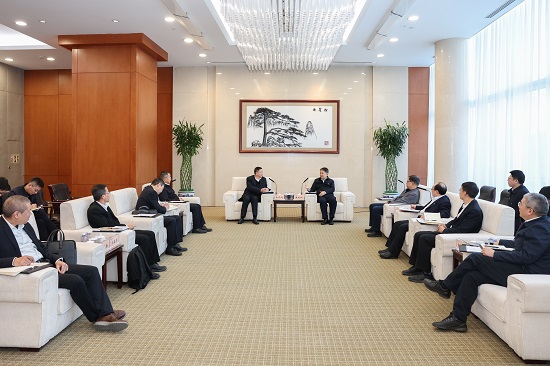 溫樞剛鄧建玲會見中廣核集團董事長楊長利、總經(jīng)理高立剛