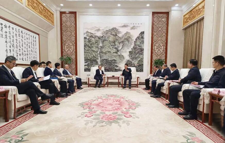 吳云拜會湖北省政府副省長、黨組成員盛閱春