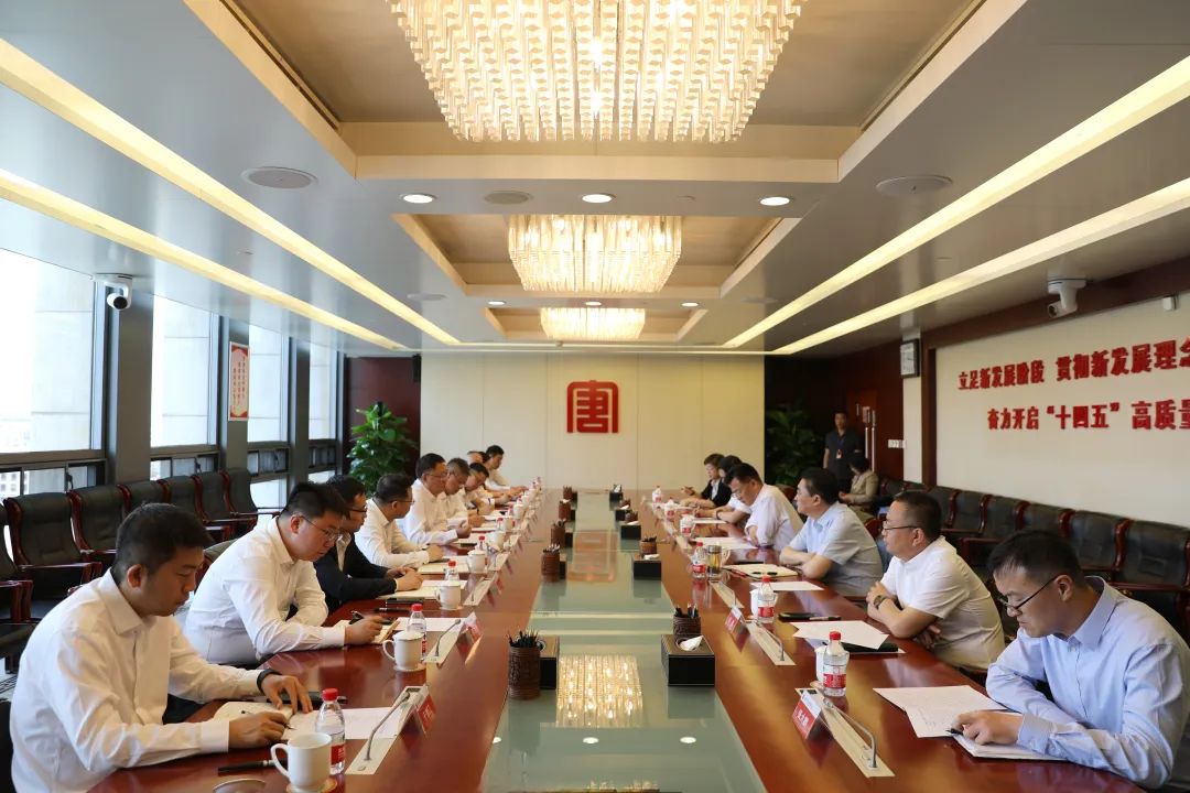 中建一局黨委書記、董事長吳愛國拜會大唐國際黨委書記、董事長王順啟