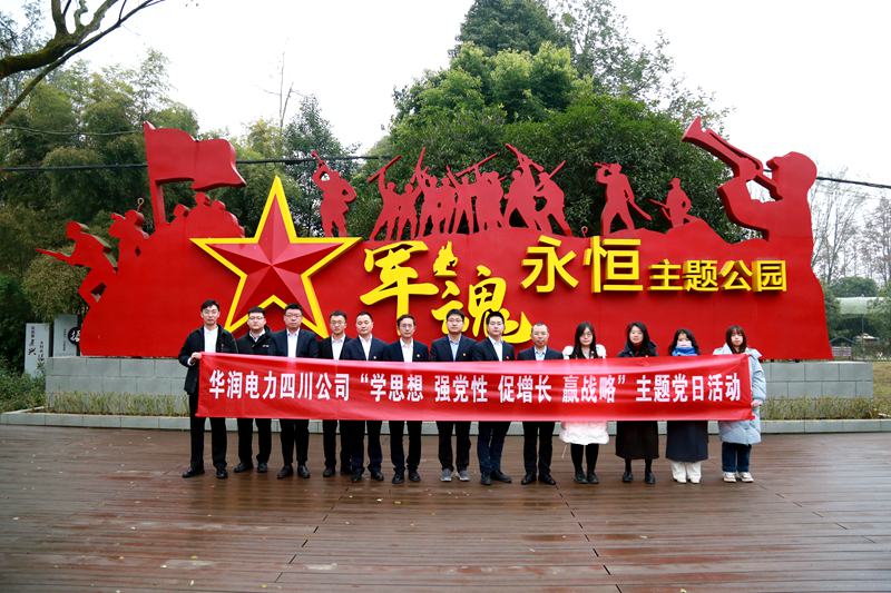 華潤(rùn)電力四川公司聯(lián)合華潤(rùn)集團(tuán)在川企業(yè)開(kāi)展“學(xué)思想、強(qiáng)黨性、促增長(zhǎng)、贏戰(zhàn)略”主題黨日活動(dòng)
