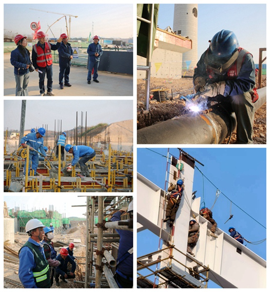 尋找“最美建設(shè)者”！陜煤石電開展工地?cái)z影主題黨日活動
