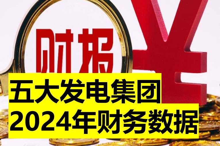 五大發(fā)電集團2024年財務數(shù)據(jù)