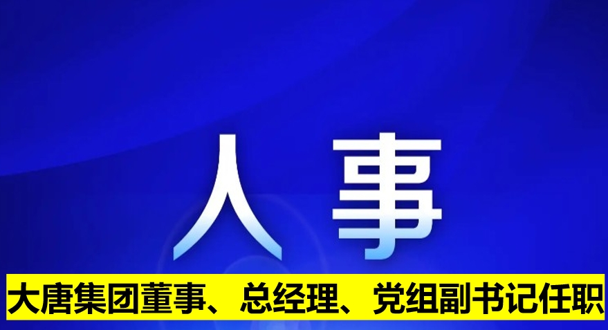 大唐集團(tuán)董事、總經(jīng)理、黨組副書(shū)記任職