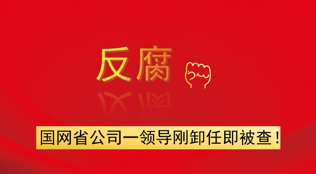 國網(wǎng)省公司一領(lǐng)導(dǎo)剛卸任即被查！